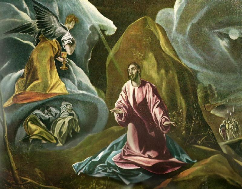 El Greco christ on the mount of olives China oil painting art